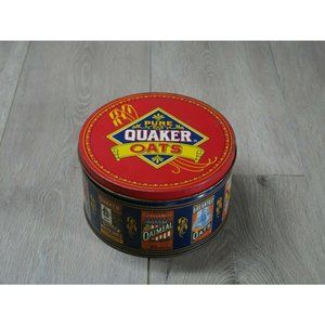 Quaker Oats Vintage Limited Edition 1983 Round TIn - 7"W x 4.25"D